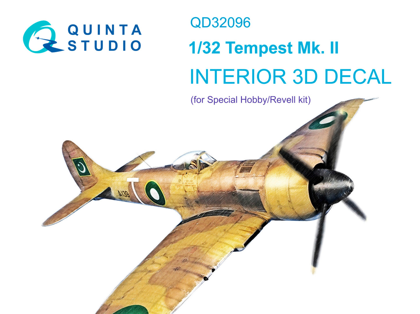 Quinta Studio QD32096 1:32 Tempest Mk.II 3D Interior Decal