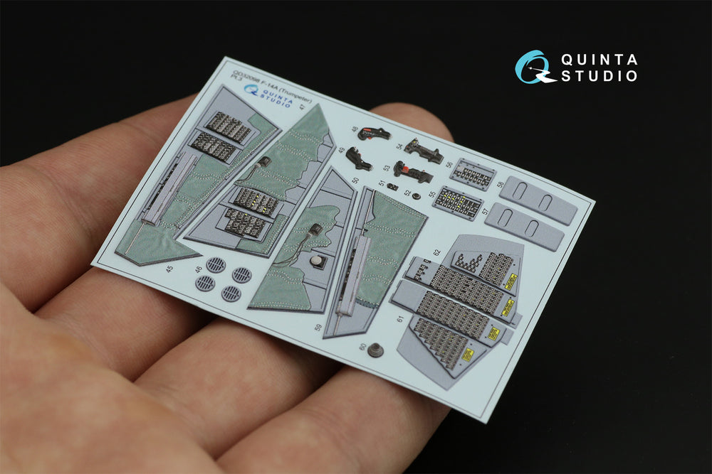 Quinta Studio QD32098 1:32 F-14A Tomcat 3D Interior Decal