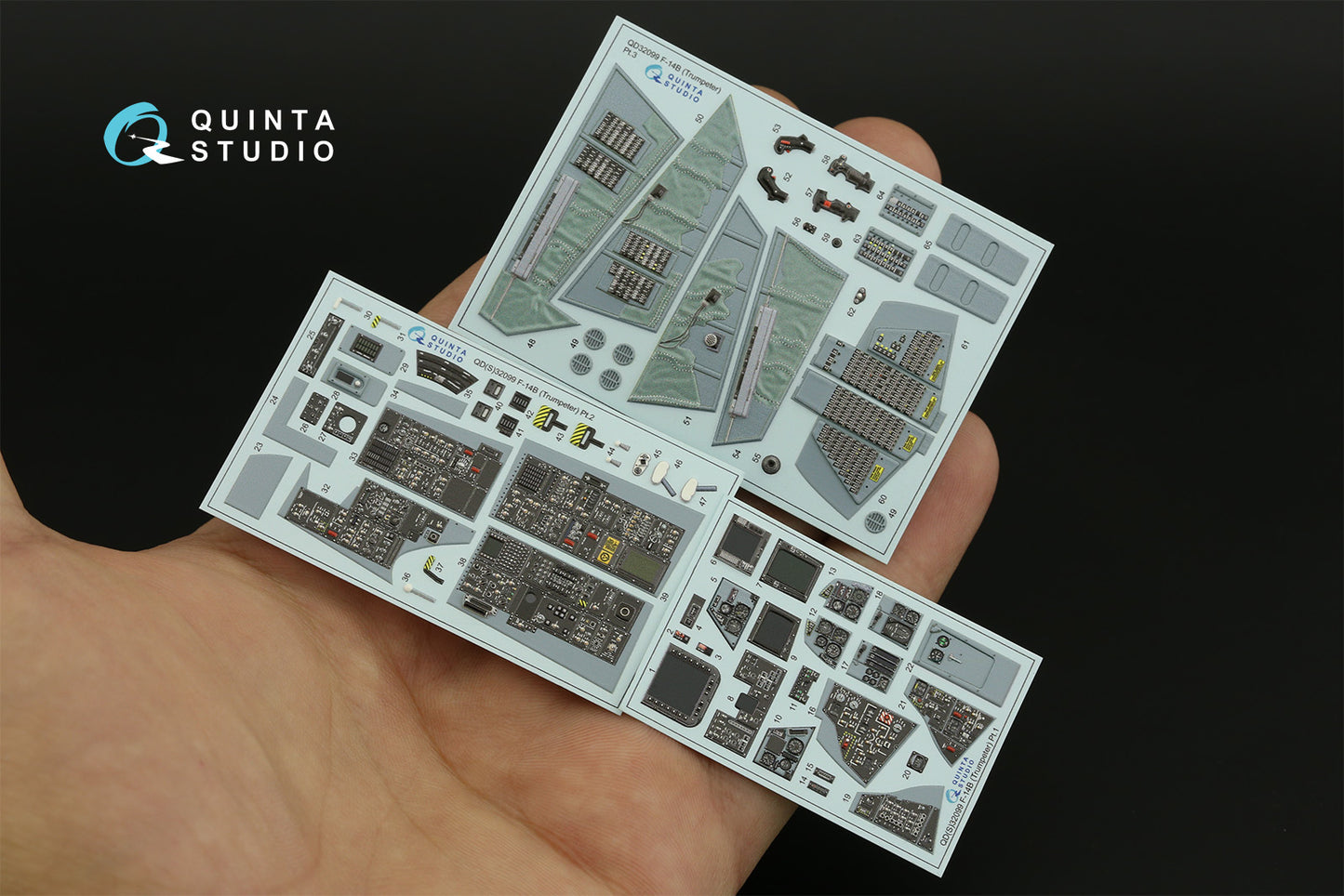 Quinta Studio QD32099 1:32 F-14B Tomcat 3D Interior Decal