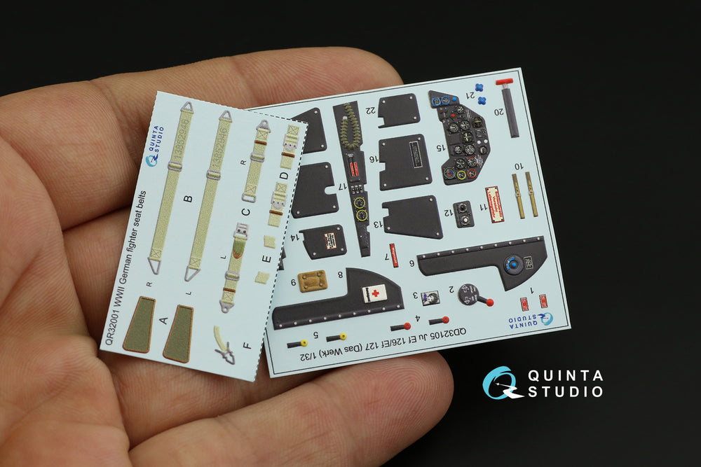 Quinta Studio QD32105 1:32 Ju EF-126/EF-127 3D Interior Decal