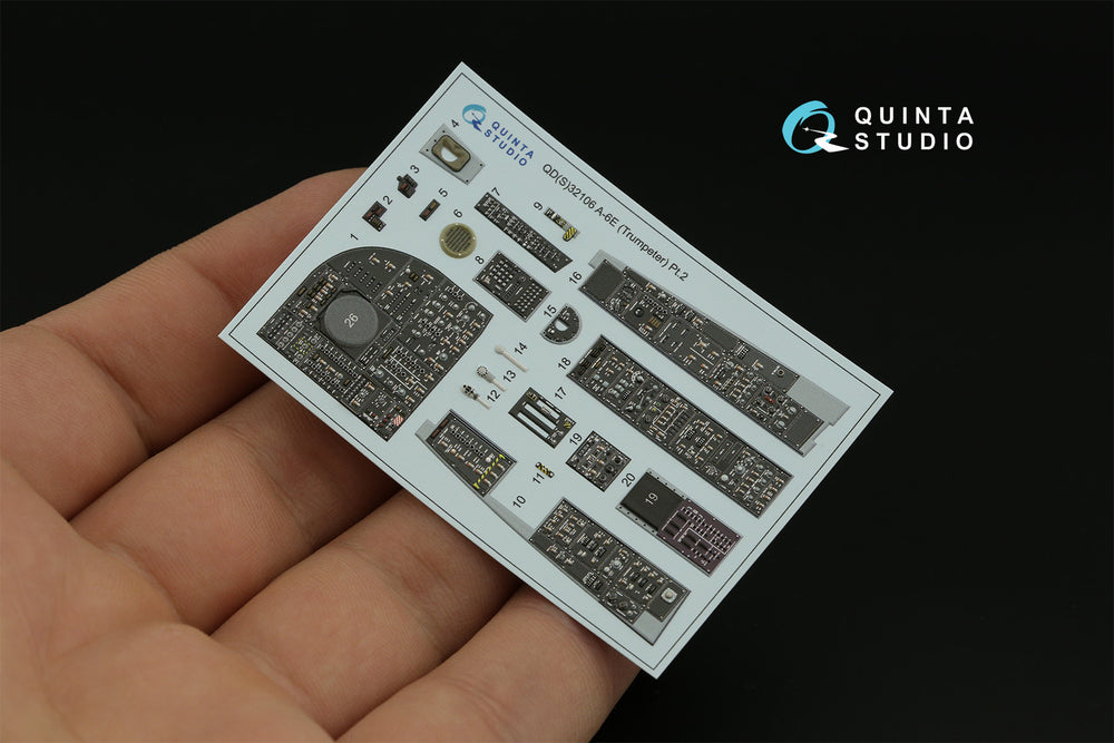 Quinta Studio QD32106 1:32 A-6E Intruder 3D Interior Decal