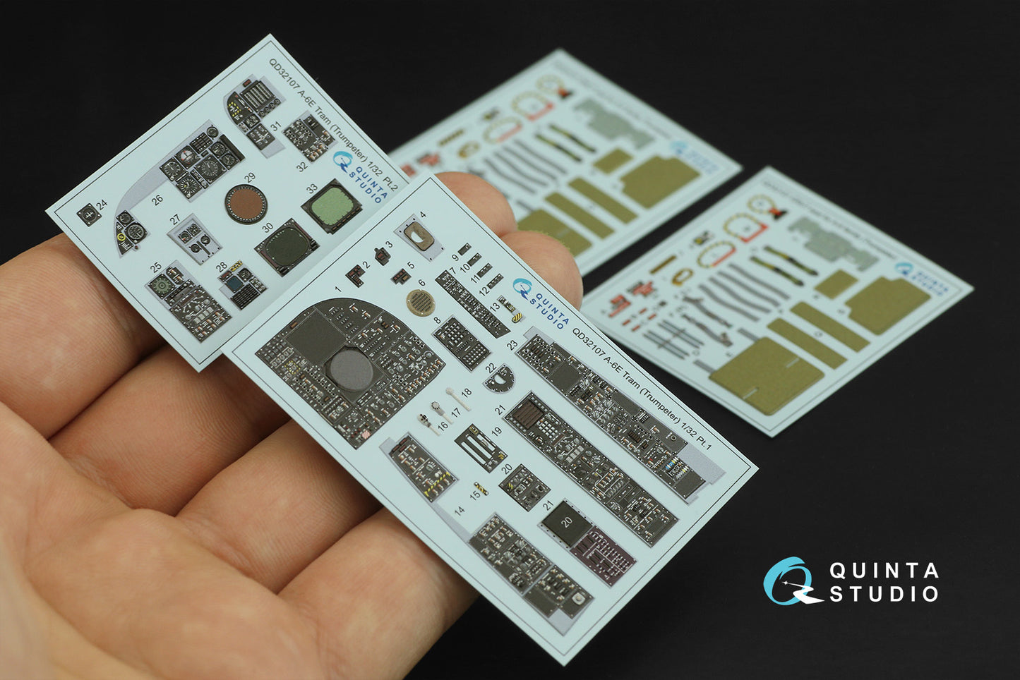 Quinta Studio QD32107 1:32 A-6E TRAM Intruder 3D Interior Decal