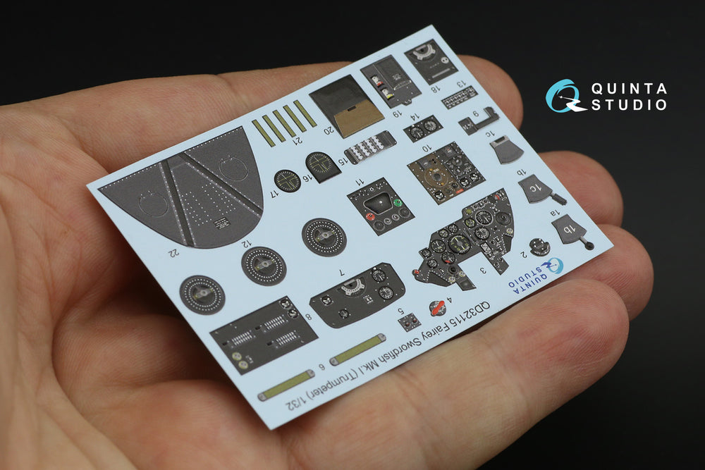 Quinta Studio QD32115 1:32 Swordfish Mk.I 3D Interior Decal