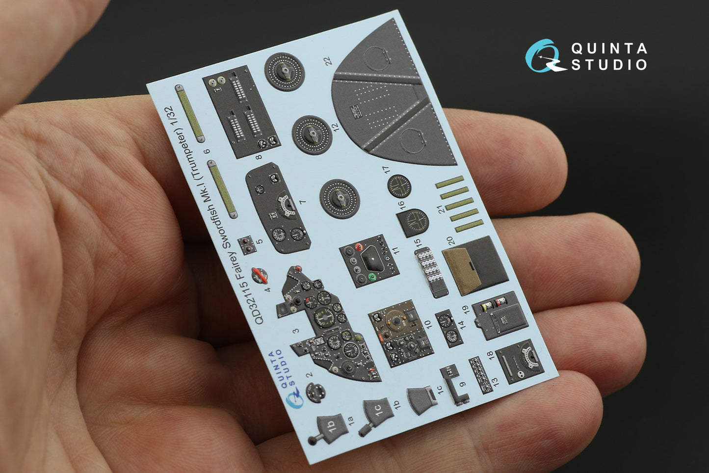 Quinta Studio QD32115 1:32 Swordfish Mk.I 3D Interior Decal