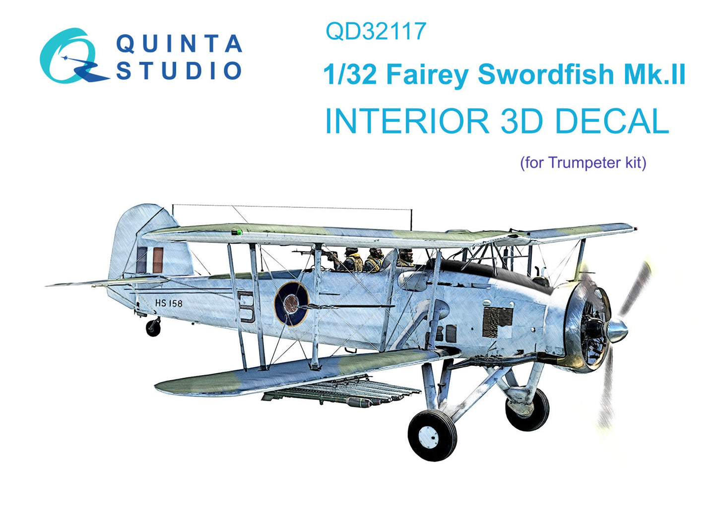Quinta Studio QD32117 1:32 Swordfish Mk.II 3D Interior Decal