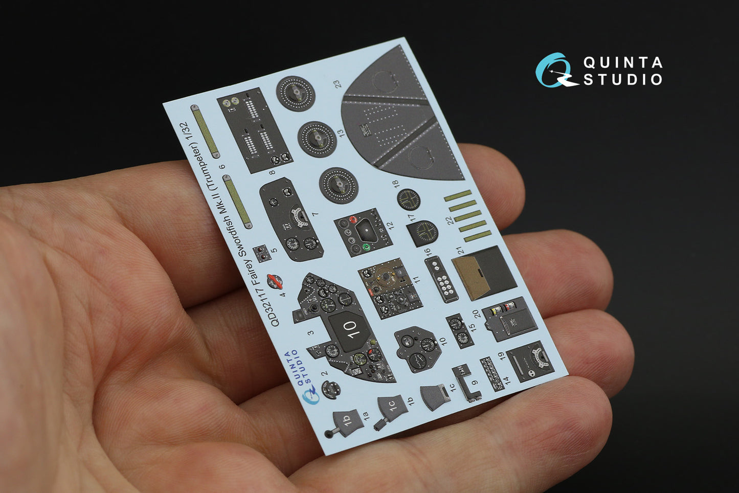 Quinta Studio QD32117 1:32 Swordfish Mk.II 3D Interior Decal