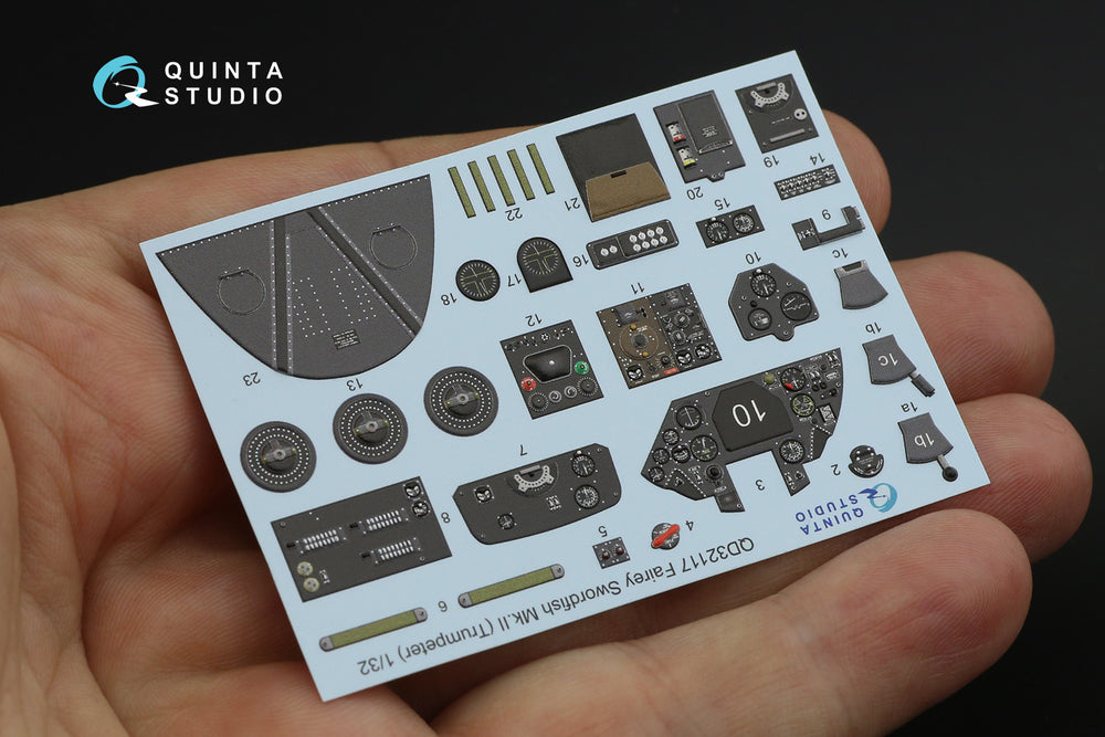 Quinta Studio QD32117 1:32 Swordfish Mk.II 3D Interior Decal
