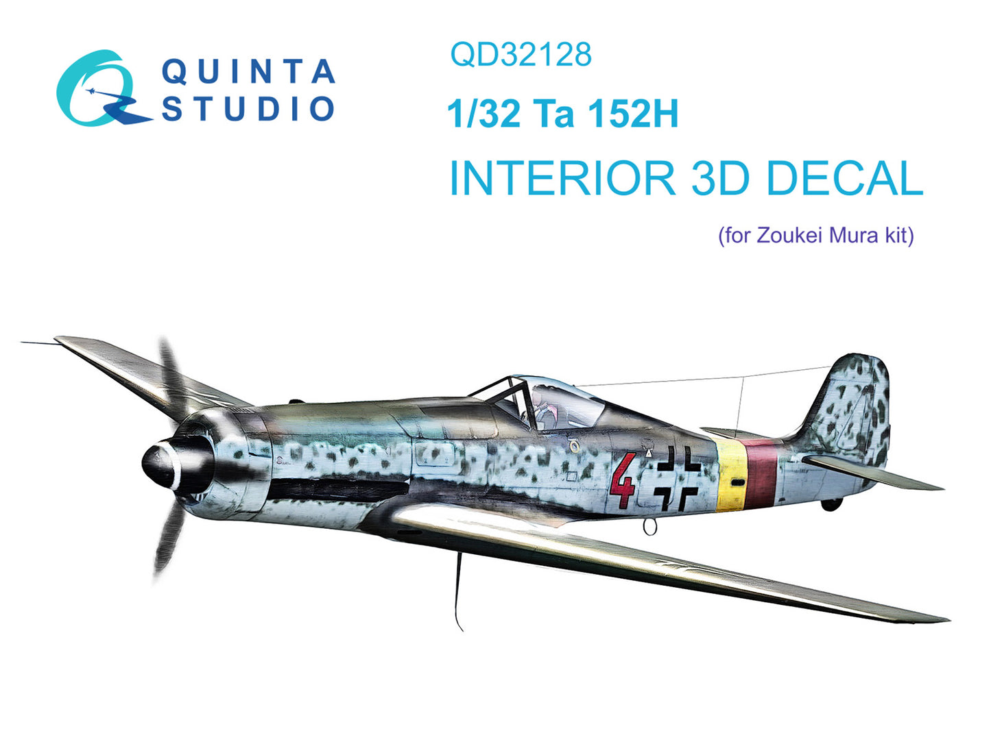 Quinta Studio QD32128 1:32 Ta-152H 3D Interior Decal