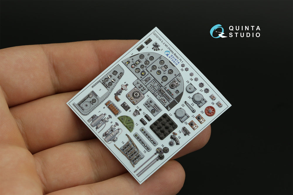 Quinta Studio QD32154 1:32 IL-2M3 3D Interior Decal