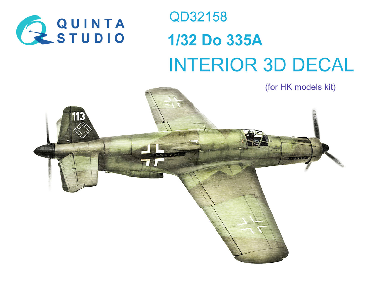 Quinta Studio QD32158 1:32 Do-335A 3D Interior Decal