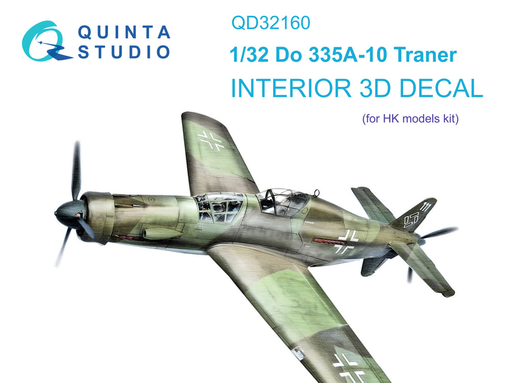 Quinta Studio QD32160 1:32 Do-335A-10 3D Interior Decal