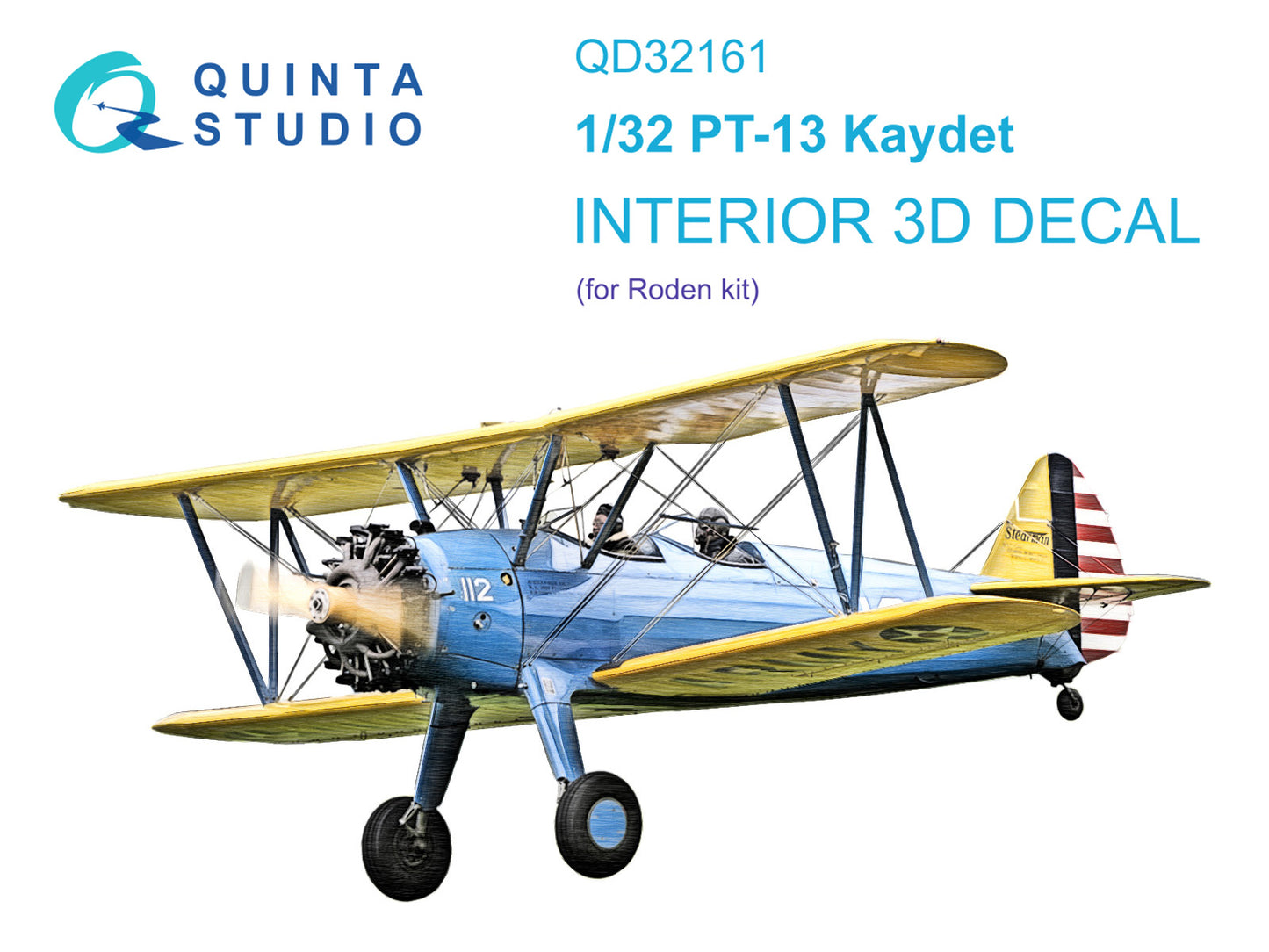 Quinta Studio QD32161 1:32 PT-13/N2S-2/5 Kaydet 3D Interior Decal