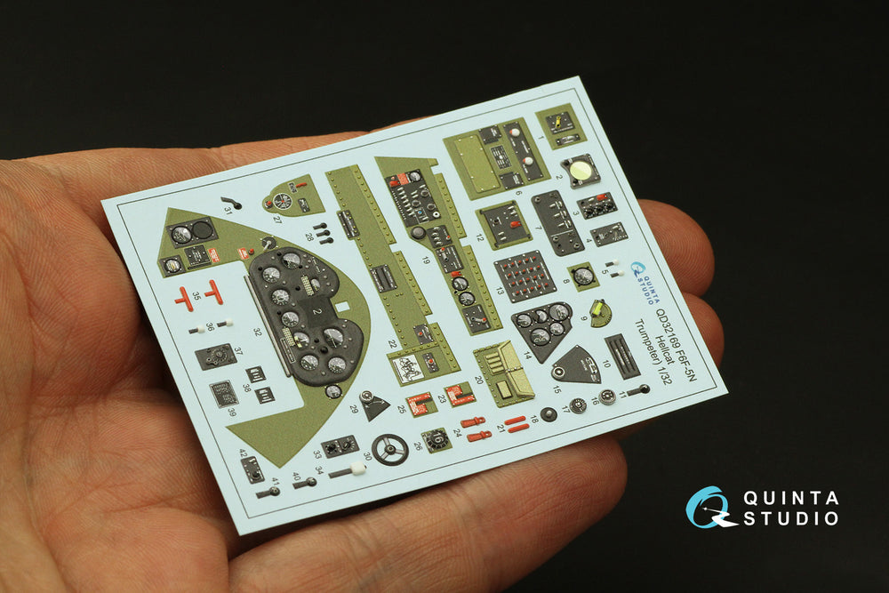 Quinta Studio QD32169 1:32 Grumman F6F-5N Hellcat