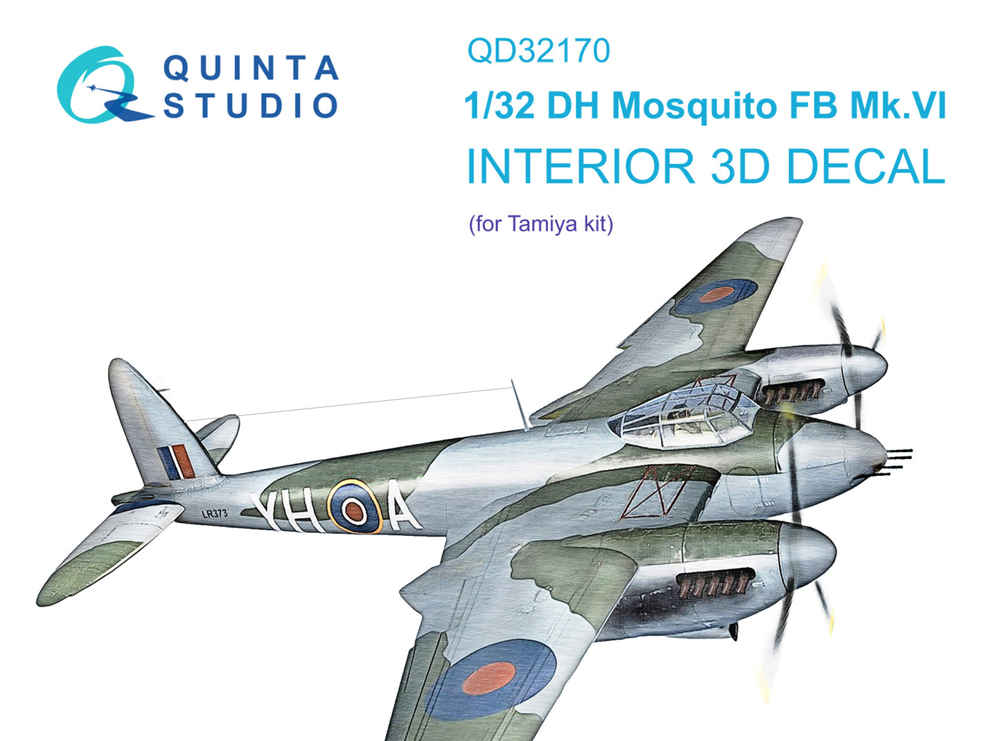 Quinta Studio QD32170 1:32 Mosquito Mk.VI 3D Interior Decal
