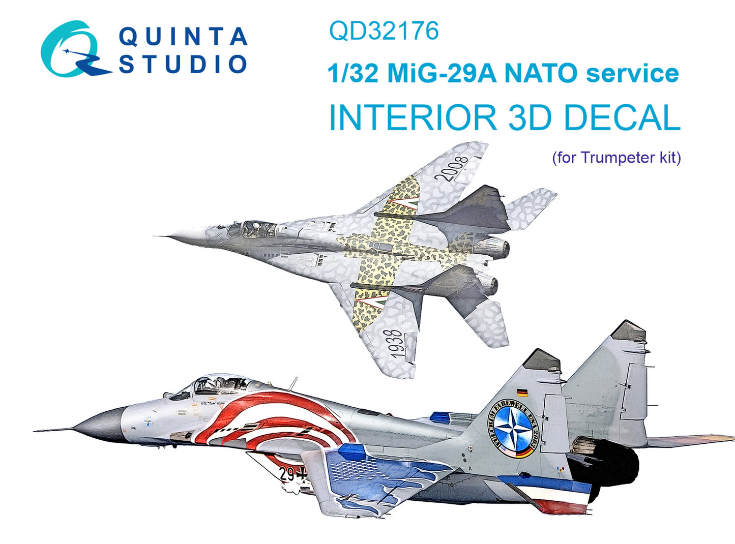 Quinta Studio QD32176 1:32 MiG-29A NATO 3D Interior Decal