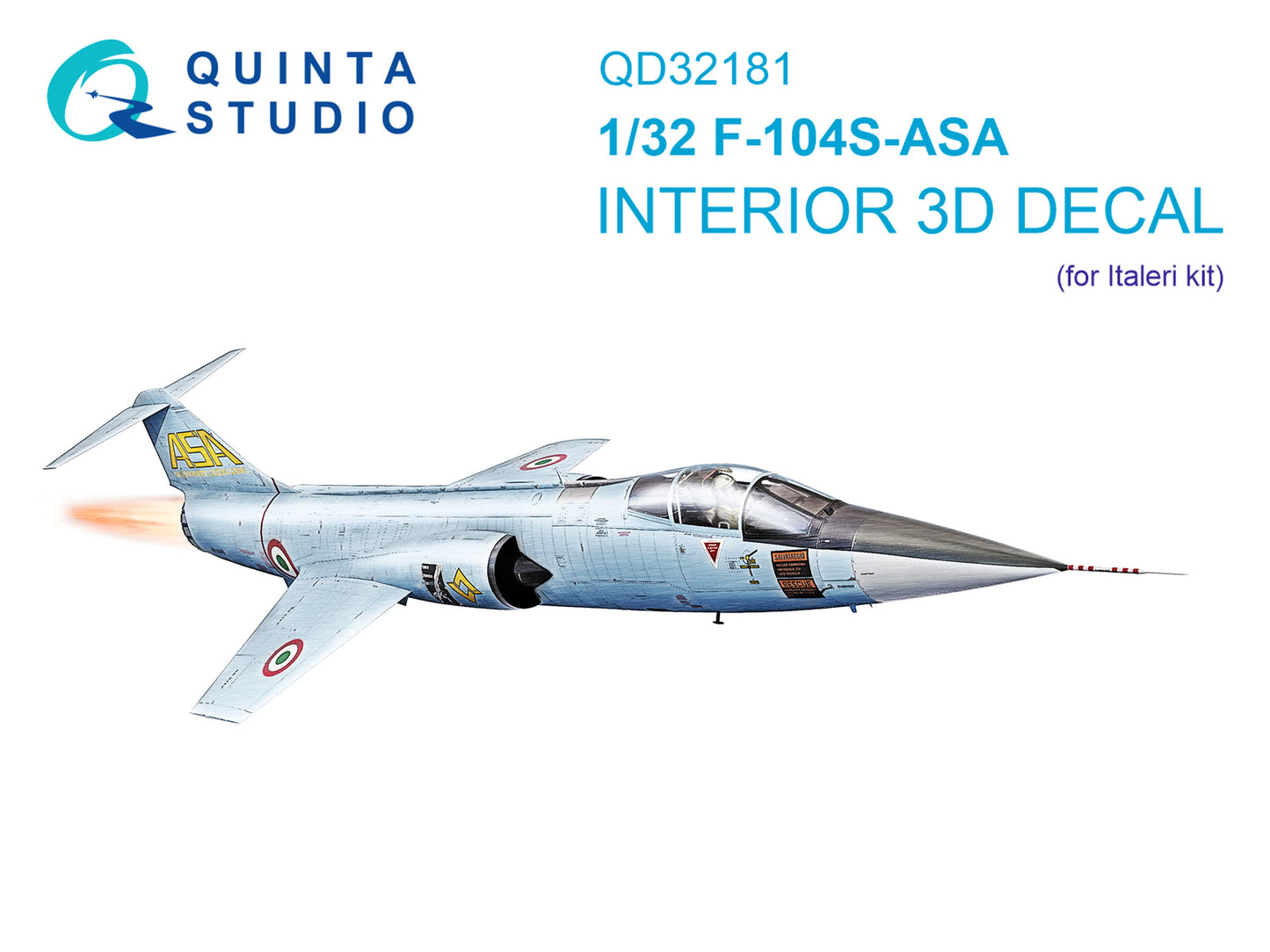 Quinta Studio QD32181 1:32 Lockheed F-104S-ASA Starfighter