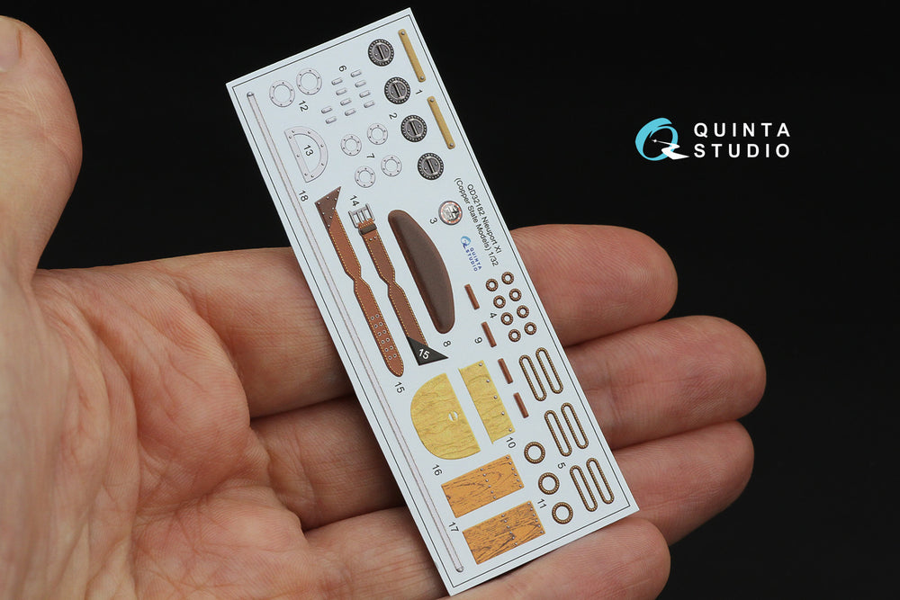 Quinta Studio QD32182 1:32 Nieuport XI 3D-Printed Interior decal