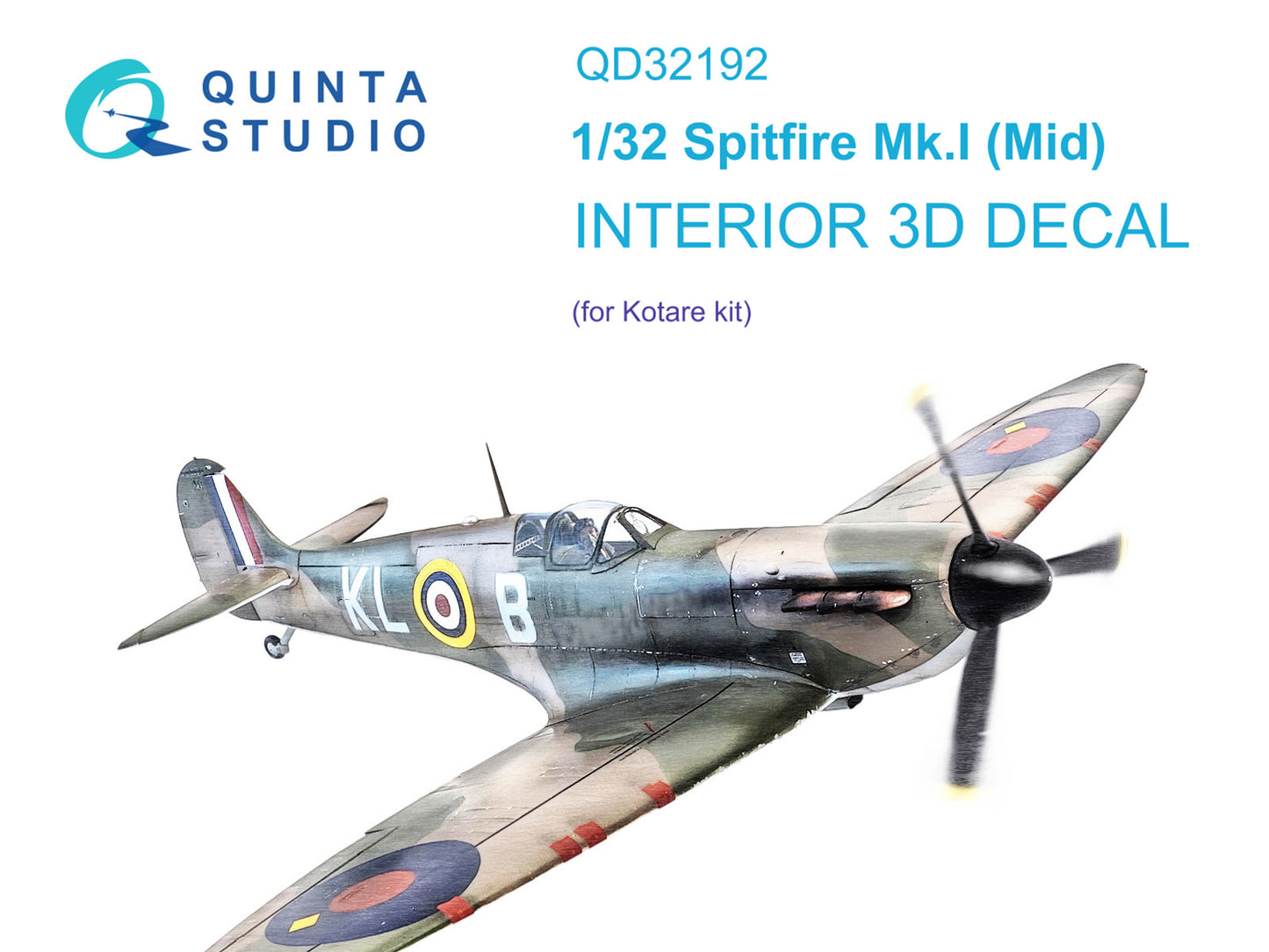 Quinta Studio QD32192 1:32 Supermarine Spitfire Mk.Ia