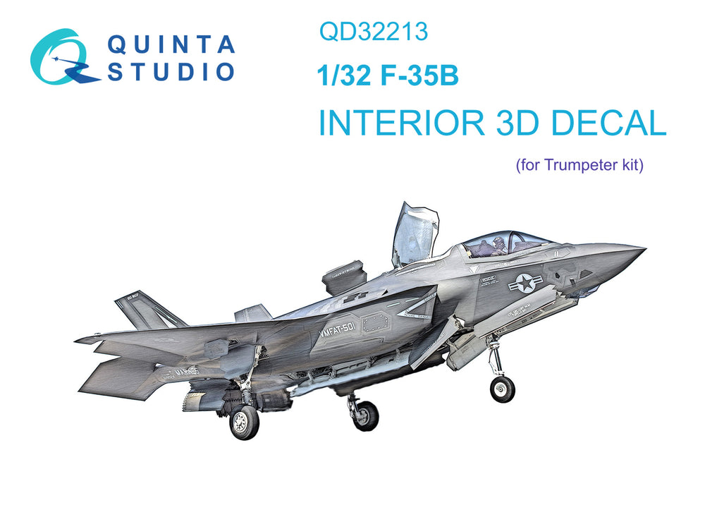 Quinta Studio QD32213 1:32 F-35B 3D Interior Decal