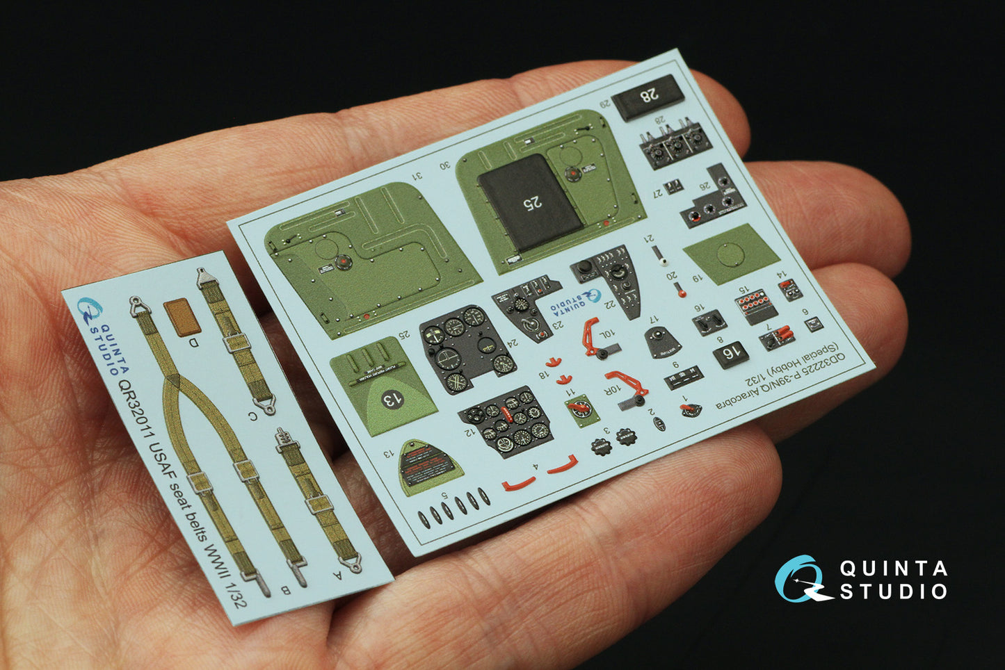 Quinta Studio QD32225 1:32 P-39Q/N Airacobra 3D Interior Decal
