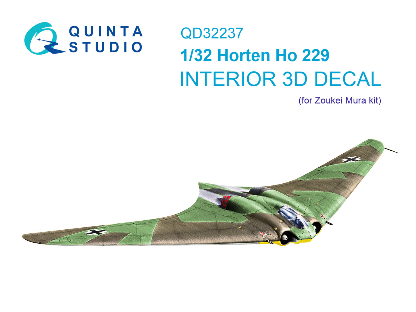 Quinta Studio QD32237 1:32 Horten Ho-229A 3D-Printed Interior Decals
