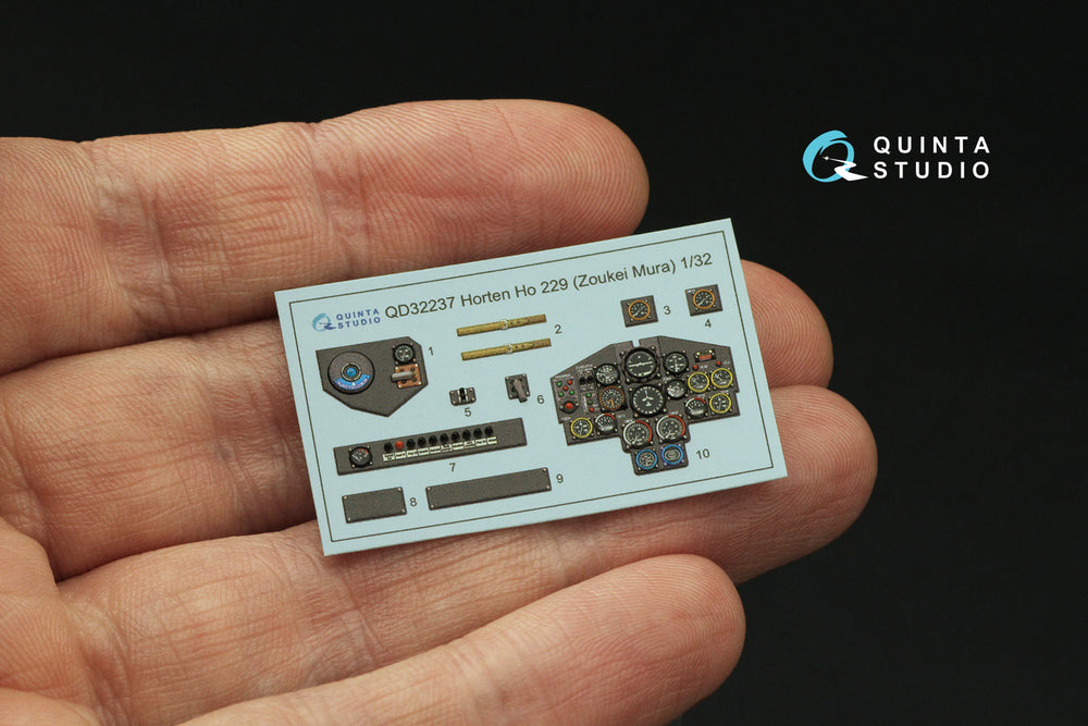 Quinta Studio QD32237 1:32 Horten Ho-229A 3D-Printed Interior Decals