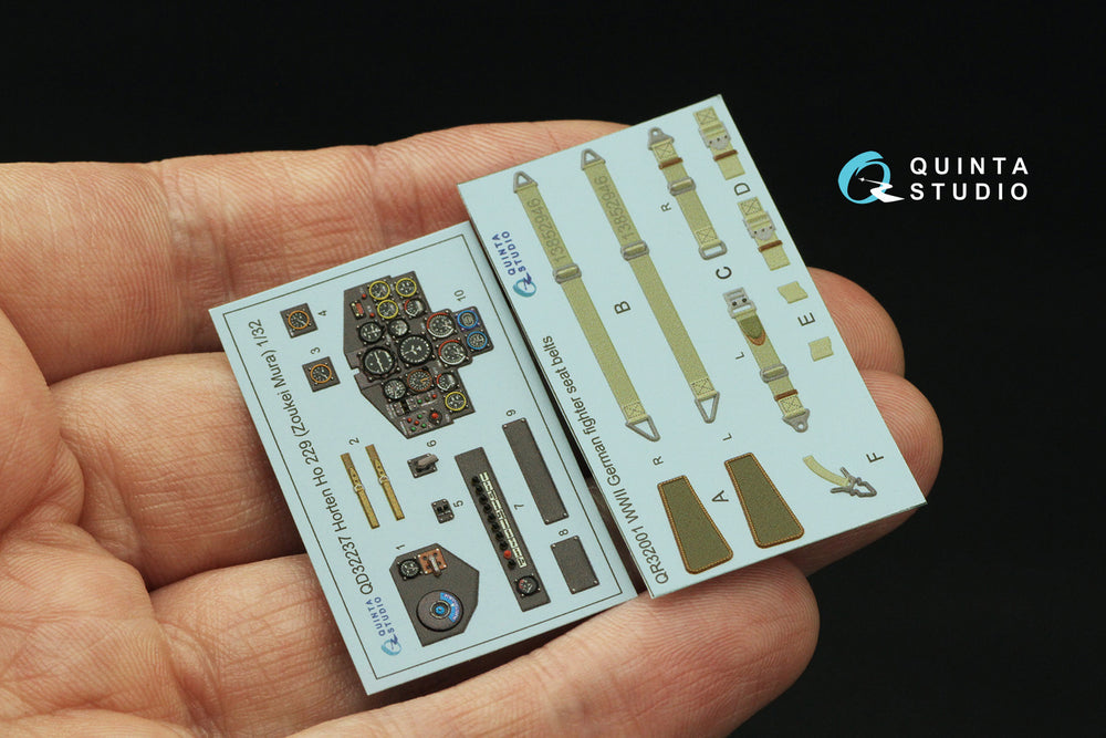 Quinta Studio QD32237 1:32 Horten Ho-229A 3D-Printed Interior Decals