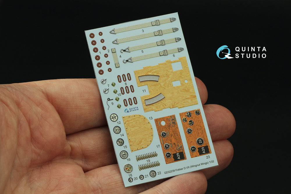 Quinta Studio QD32239 1:32 Fokker D.VII 3D-Printed Interior decal