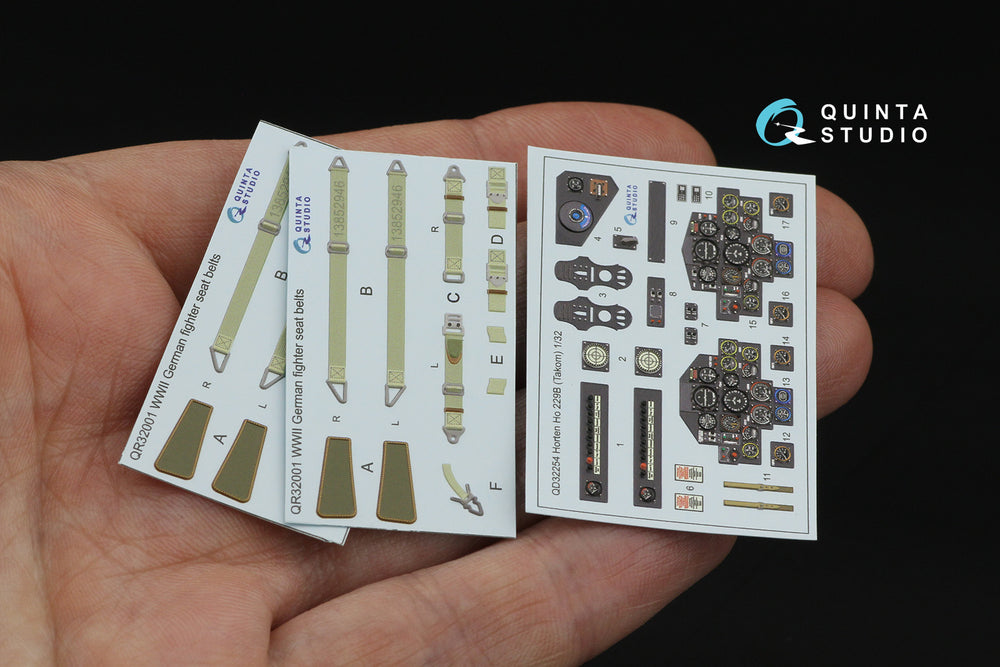 Quinta Studio QD32254 1:32 Horten Ho-229B 3D Interior Decal