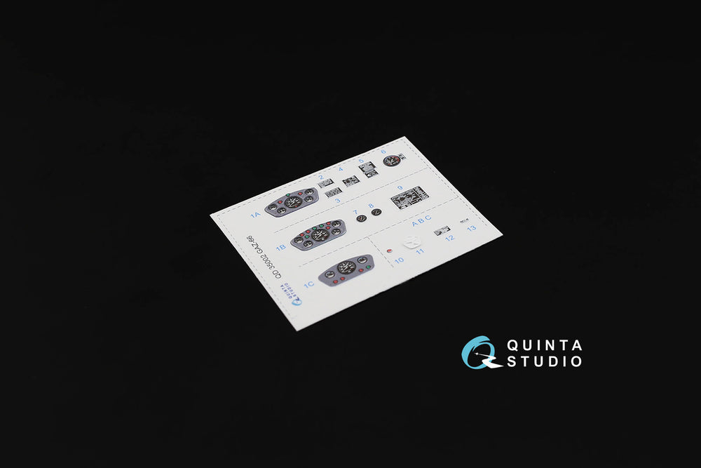 Quinta Studio QD35002 1:35 GAZ-66 Family 3D-Printed Interior Decals