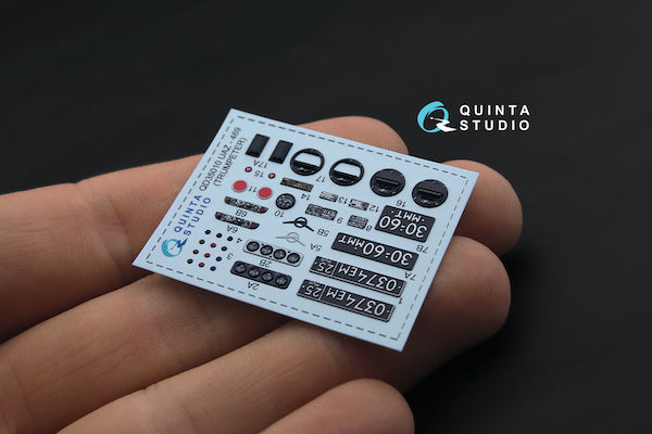 Quinta Studio QD35010 1:35 UAZ 469 3D-Printed coloured Interior on decal paper
