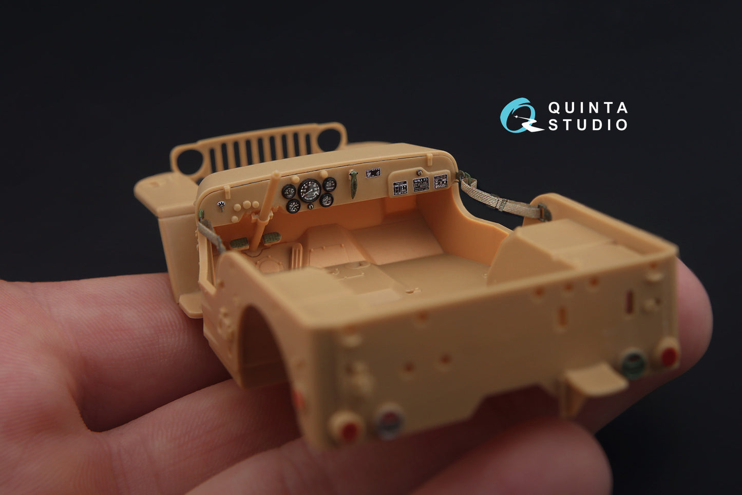 Quinta Studio QD35018 1:35 Willys Jeep MB 3D-Printed Interior Decals