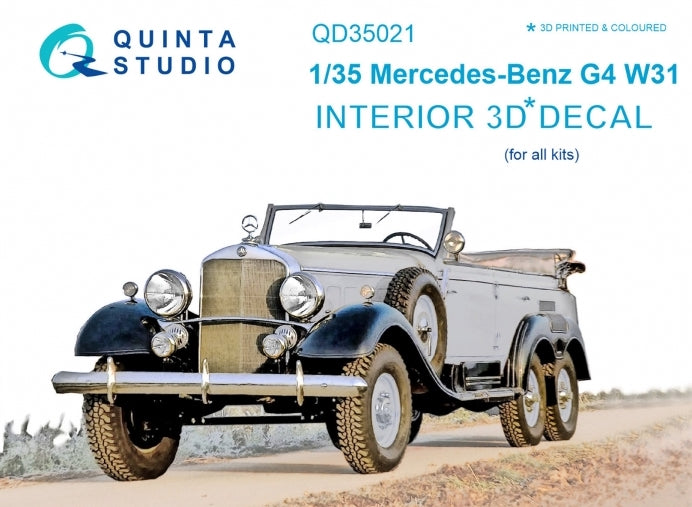 Quinta Studio QD35021 1:35 Mercedes-Benz Typ G4