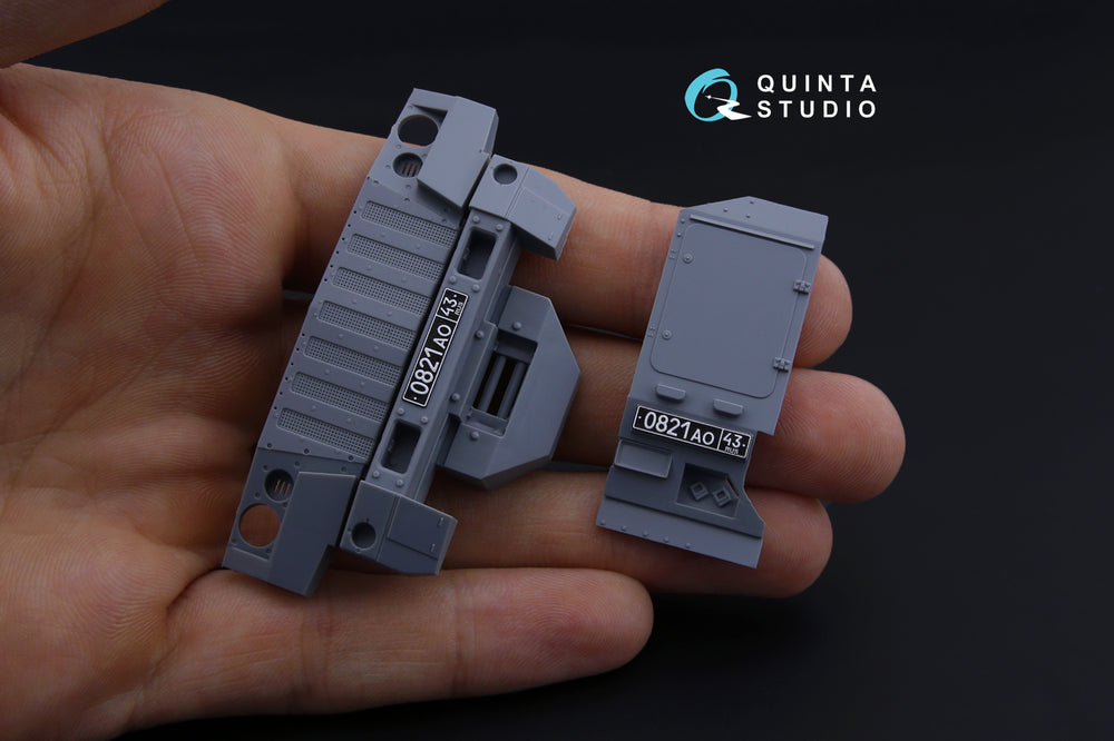 Quinta Studio QD35022 1:35 KAMAZ K-4386 Typhoon VDV 3D Interior