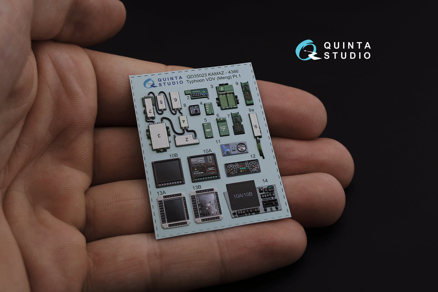 Quinta Studio QD35023 1:35 K-4386 Typhoon VDV 3D Interior Decal