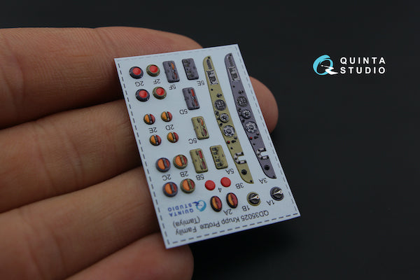 Quinta Studio QD35025 1:35 Krupp Protze 3D-Printed Interior Decals