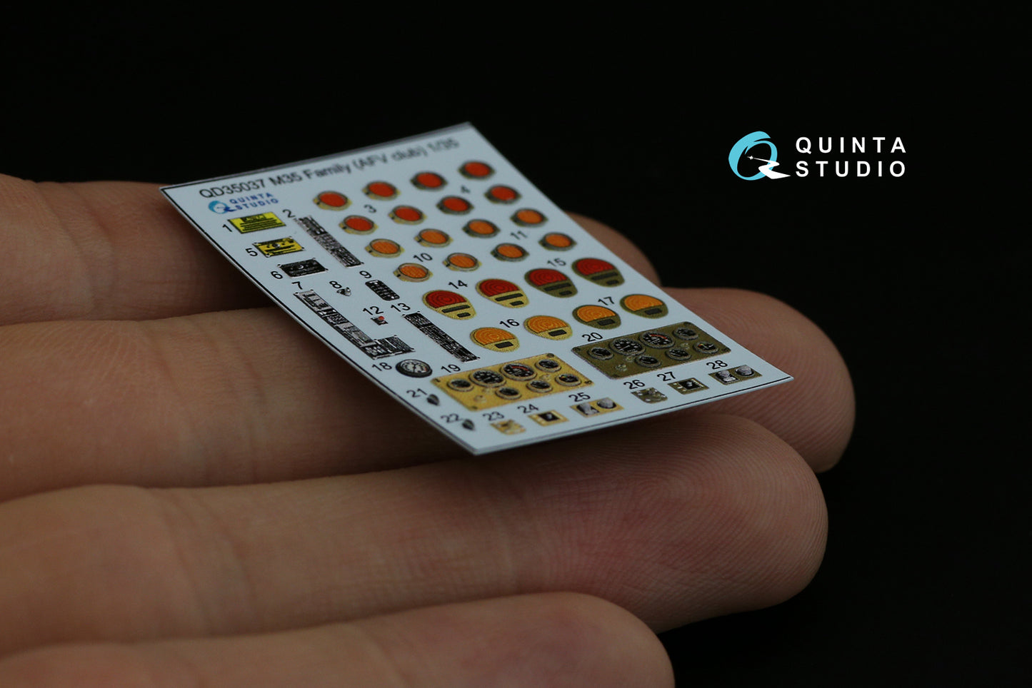 Quinta Studio QD35037 1:35 M35 Family 3D-Printed Interior Decals