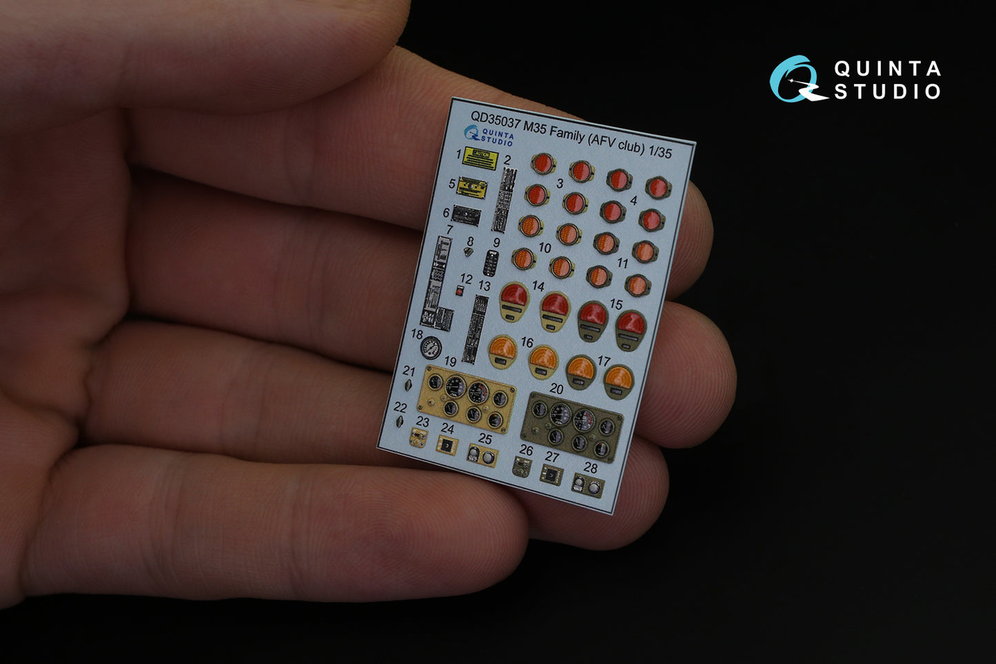 Quinta Studio QD35037 1:35 M35 Family 3D-Printed Interior Decals