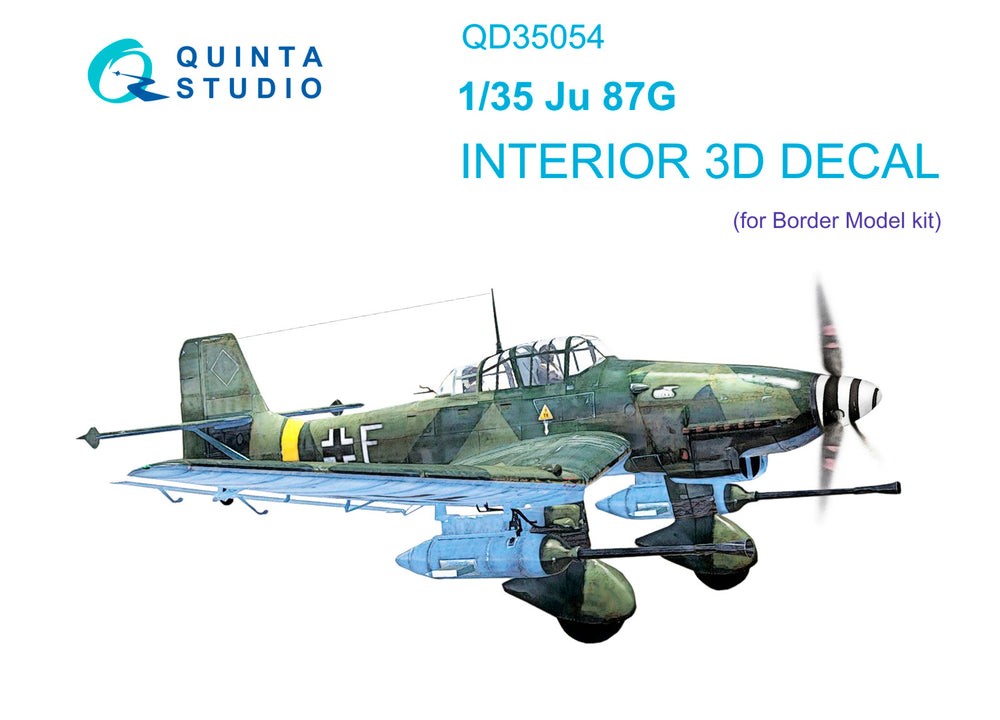 Quinta Studio QD35054 1:35 Ju-87G Stuka 3D Interior Decal