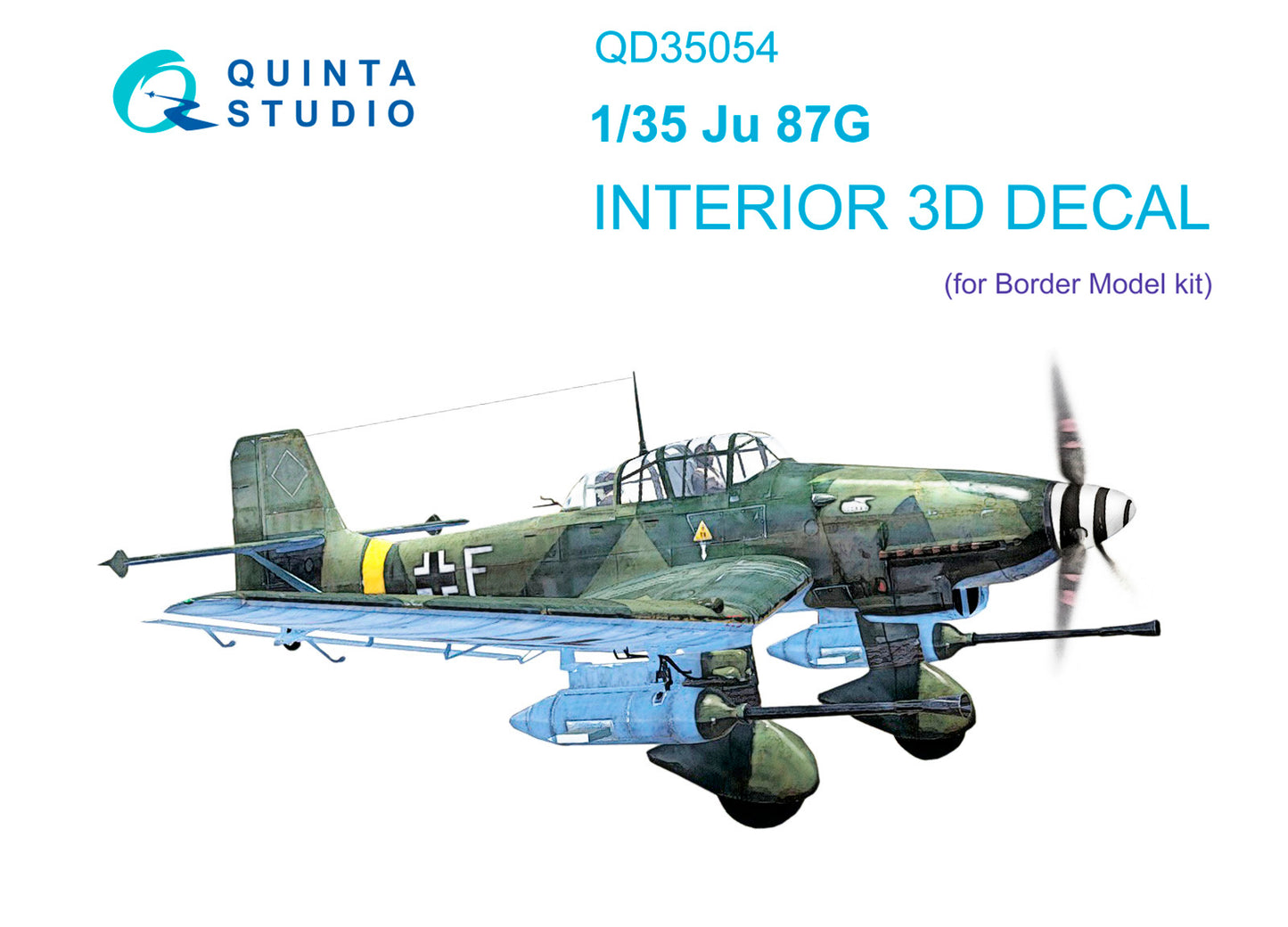 Quinta Studio QD35054 1:35 Ju-87G Stuka 3D Interior Decal
