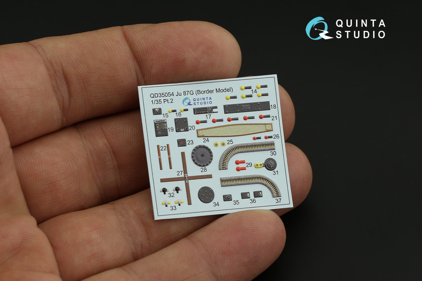 Quinta Studio QD35054 1:35 Ju-87G Stuka 3D Interior Decal