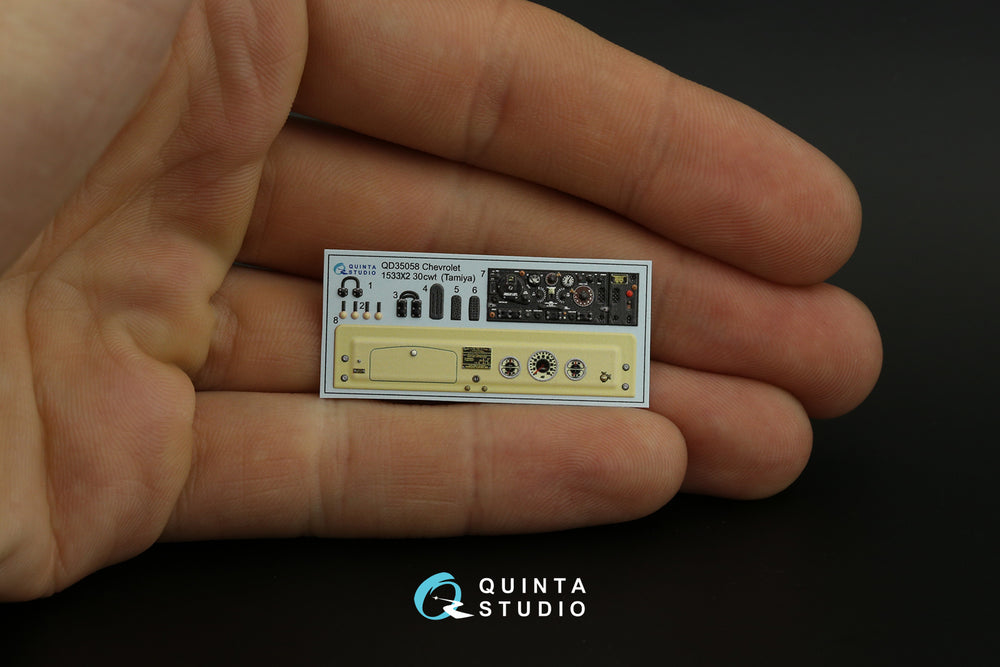 Quinta Studio QD35058 1:35 LRDG 30cwt Chevrolet 3D Interior Decal