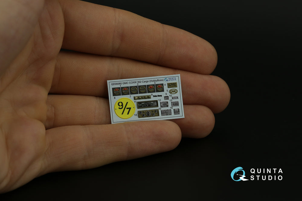 Quinta Studio QD35060 1:35 GMC CCKW 352 Cargo Truck 3D Interior