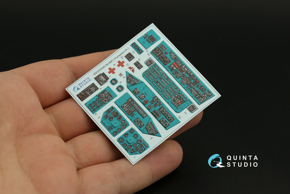 Quinta Studio QD35065 1:35 Mil Mi-8MT 3D-Printed Interior Decals