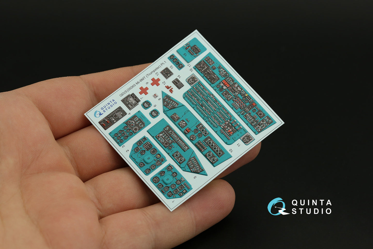 Quinta Studio QD35065 1:35 Mil Mi-8MT 3D-Printed Interior Decals