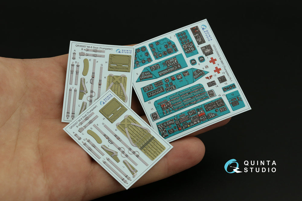 Quinta Studio QD35065 1:35 Mil Mi-8MT 3D-Printed Interior Decals