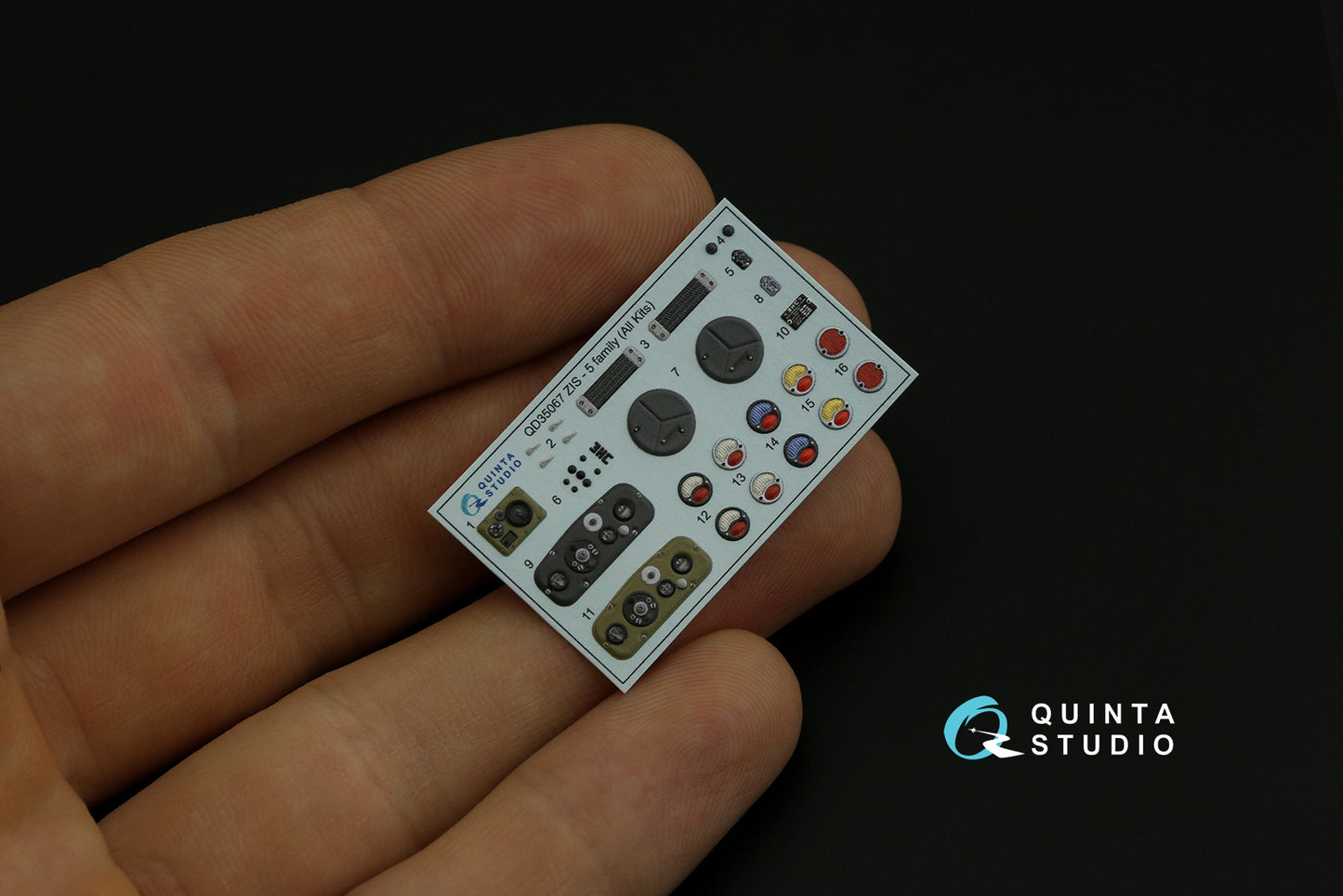 Quinta Studio QD35067 1:35 Soviet ZiS-5 3D-Printed Interior Decals