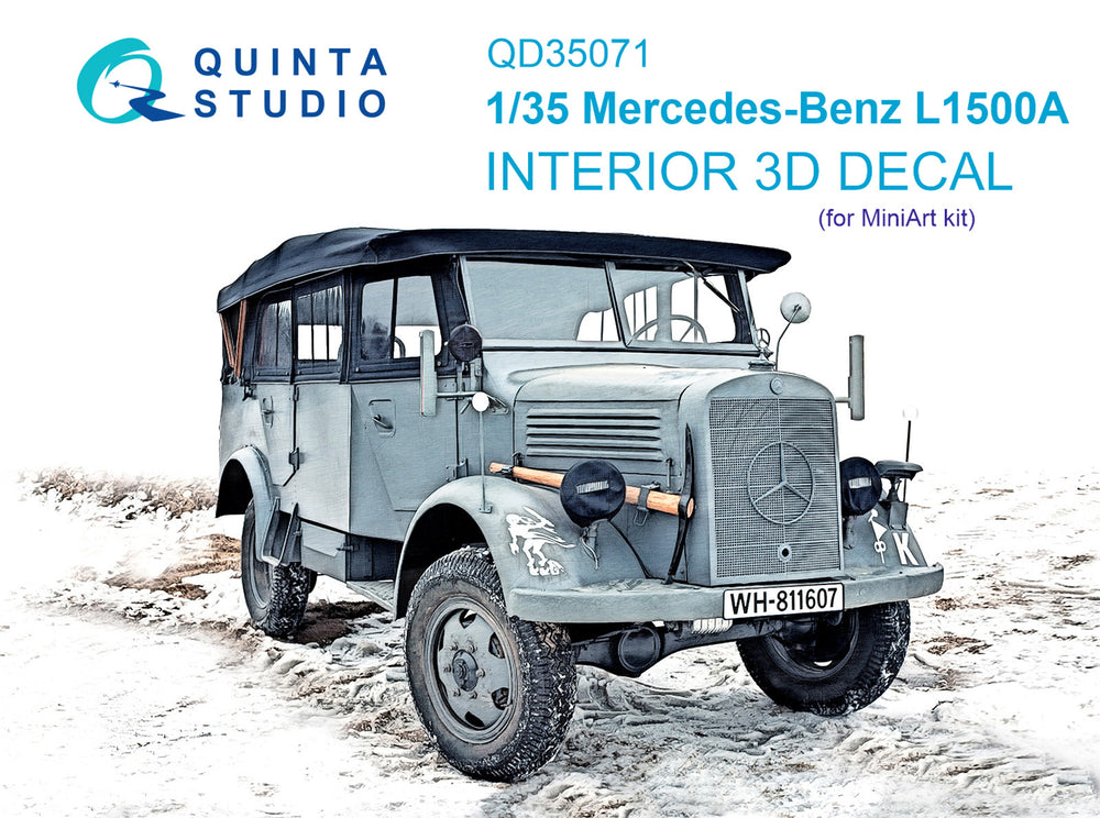 Quinta Studio QD35071 1:35 Mercedes-Benz L1500A 3D Interior Decal