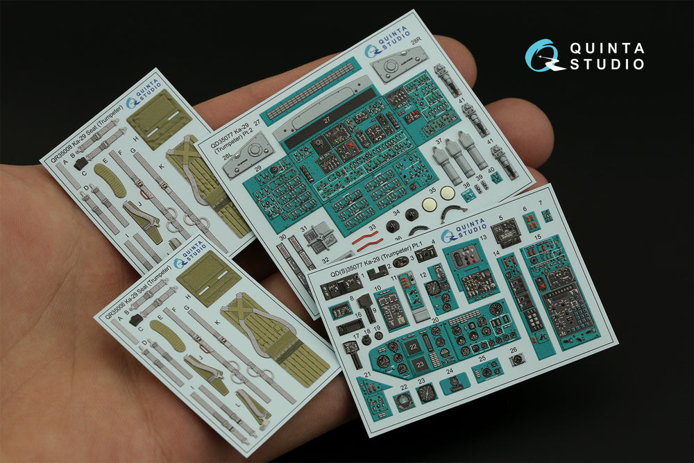 Quinta Studio QD35077 1:35 Kamov Ka-29 3D-Printed Interior Decals