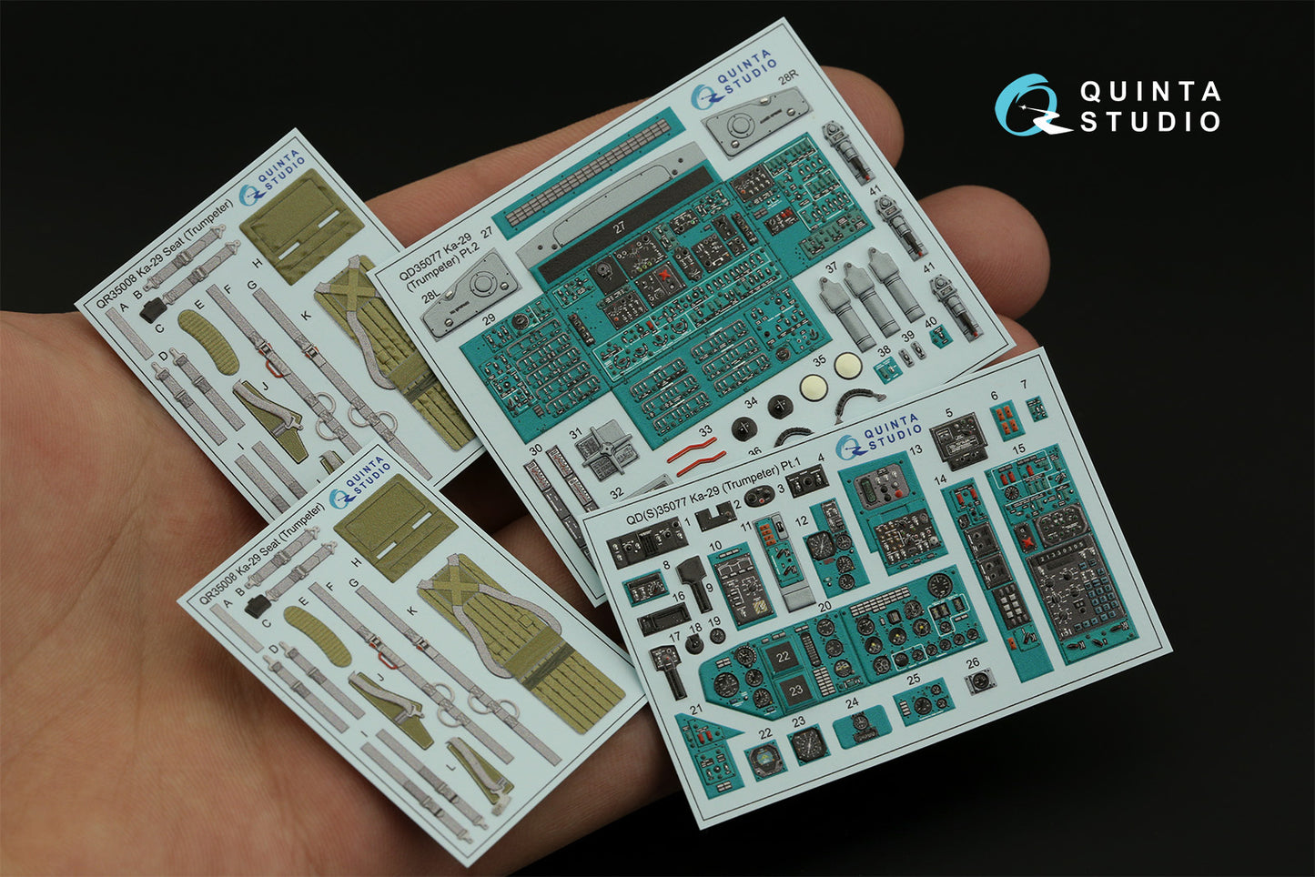 Quinta Studio QD35077 1:35 Kamov Ka-29 3D-Printed Interior Decals